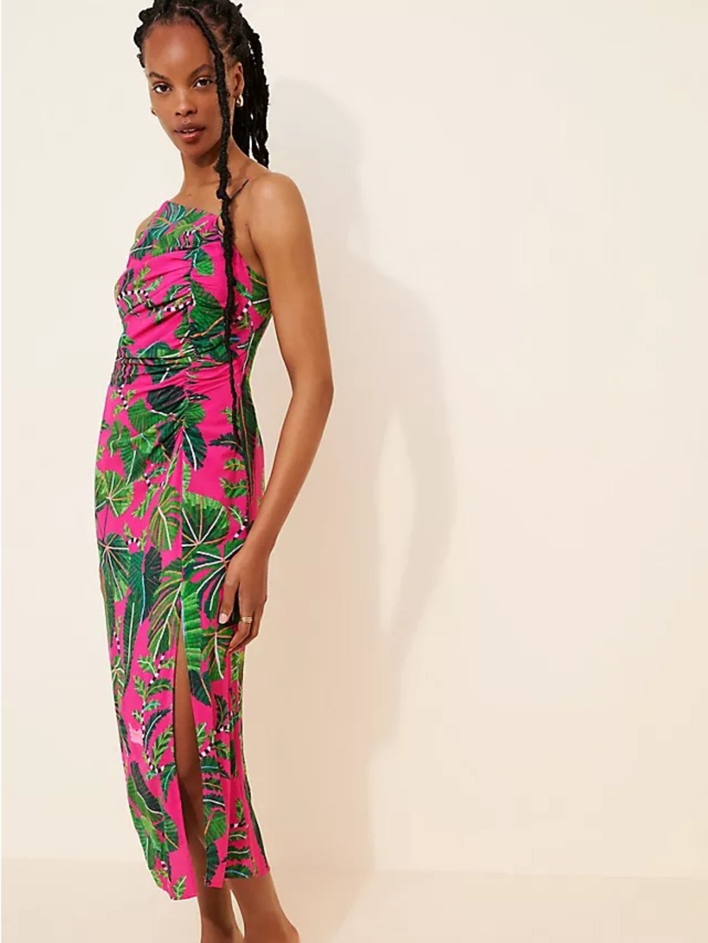 FARM Rio Leaves MIDI Dress from Anthropologie